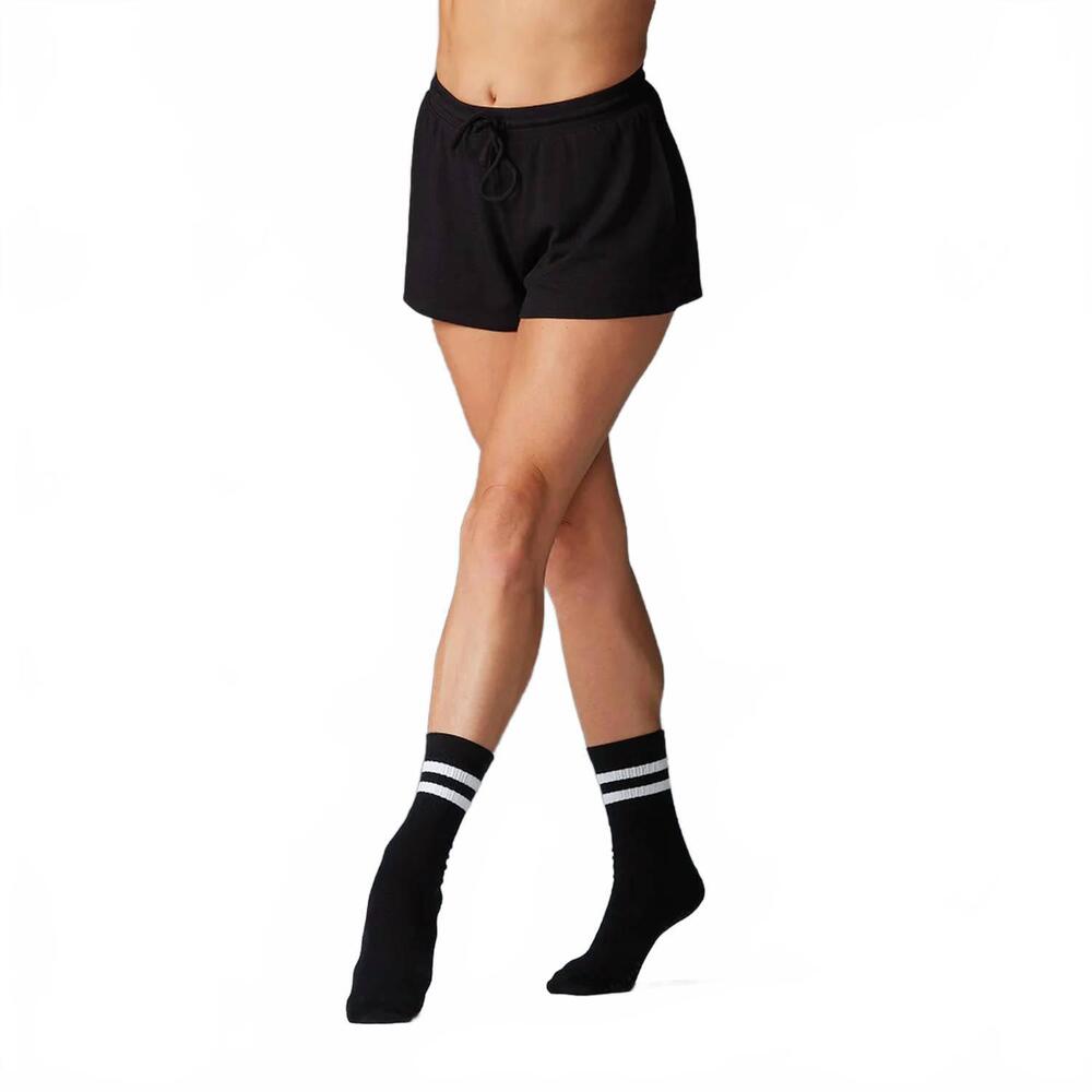 NEW TAVI lounge waffle short in ebony